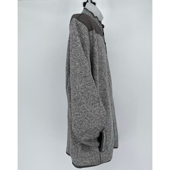Johnnie-O On Location Arlo Full Zip Knit Jacket in Grey Size XL - Picture 5 of 9